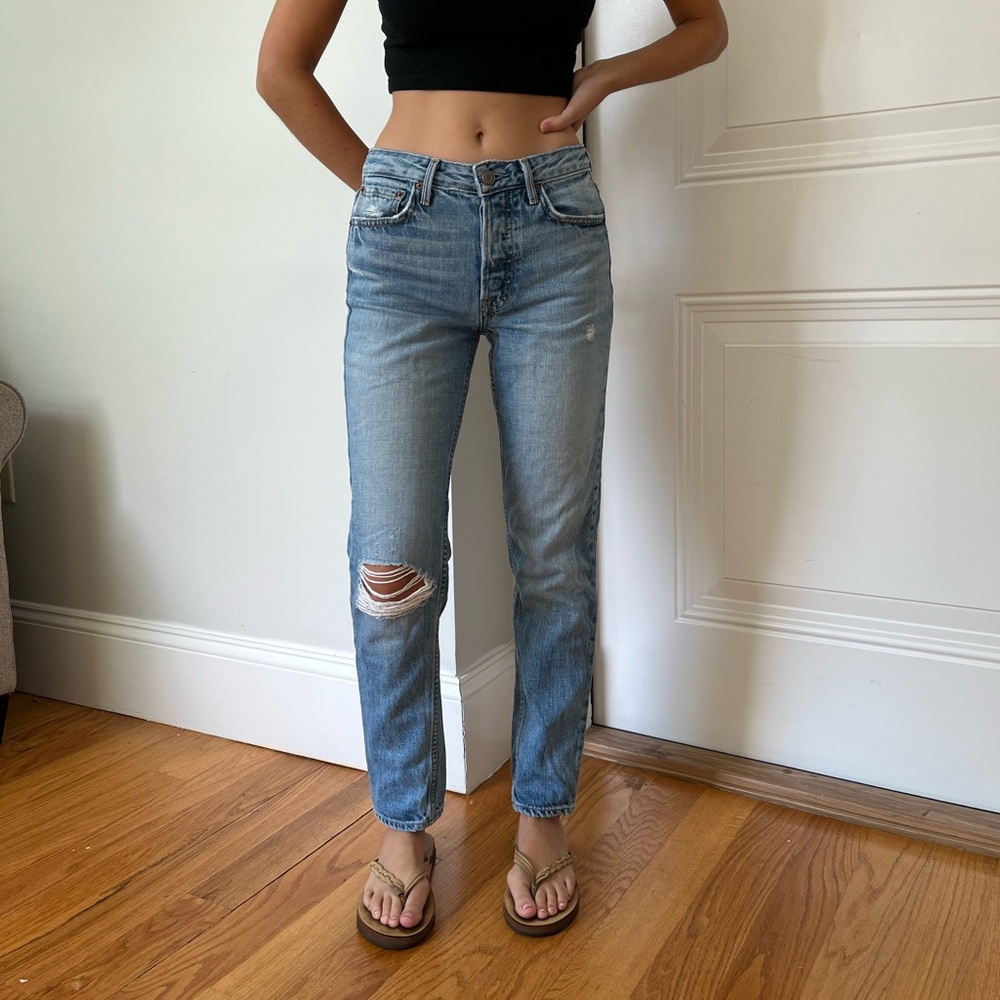 GRLFRND mid/high rise jeans